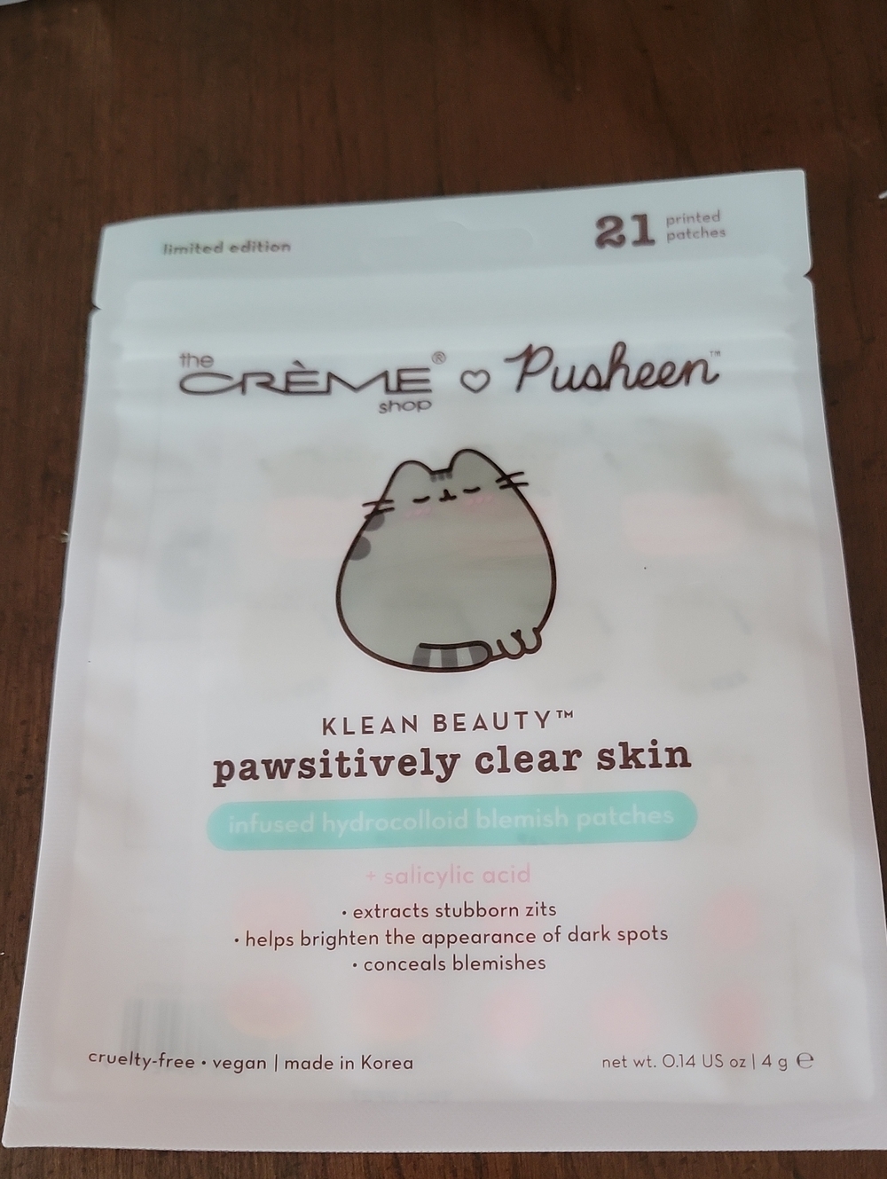 Creme shop pusheen blemish patches